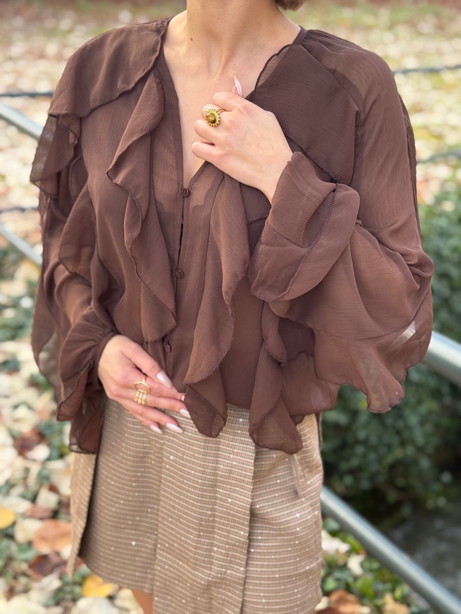 BLOUSE VOLANT "ZOÉ"