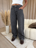 JEAN STRAIGHT LEOPARD "BLAKE"