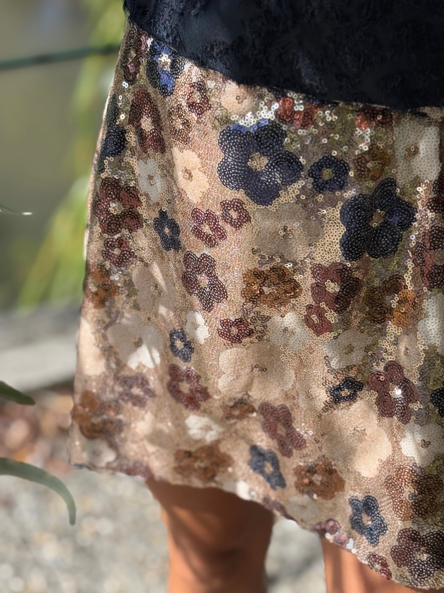 JUPE SEQUIN "FLORA"